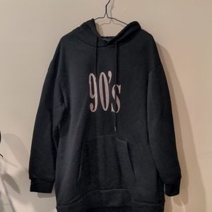 1xl Shein hoodie 90's knee length